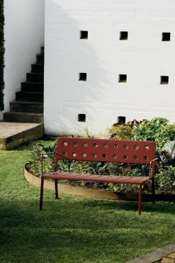 Banco Balcony Lounge con reposabrazos 121,5×69 cm, hierro*HAY Outlet