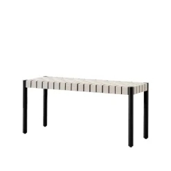Banco Betty TK4, Black, asiento de banda de lino trenzada natural*&Tradition Sale