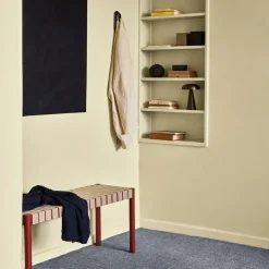 Banco Betty TK4, Oak, asiento de banda de lino trenzada*&Tradition Sale