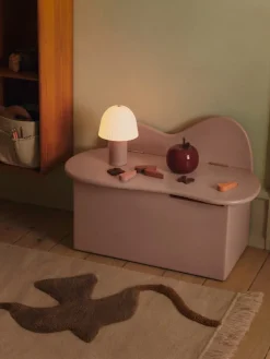 Banco con almacenaje Slope 75x38x51 cm, Rose*Ferm Living New