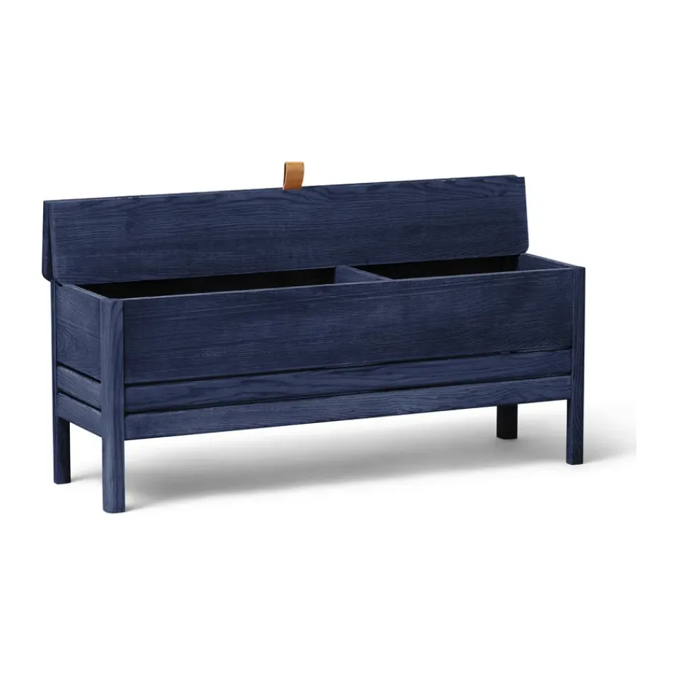 Banco con almacenamiento A Line 111 cm, Indigo Blue Special Edition*Form & Refine Sale