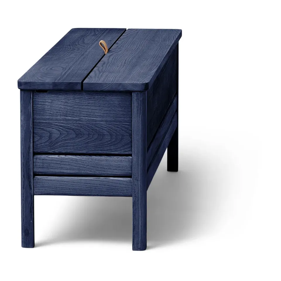 Banco con almacenamiento A Line 111 cm, Indigo Blue Special Edition*Form & Refine Sale
