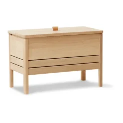 Banco con almacenamiento A Line 68 cm, Roble aceitado blanco*Form & Refine New
