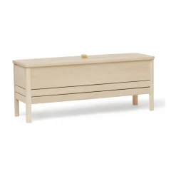 Banco con almacenamiento A Line 111 cm, Roble blanco*Form & Refine Discount