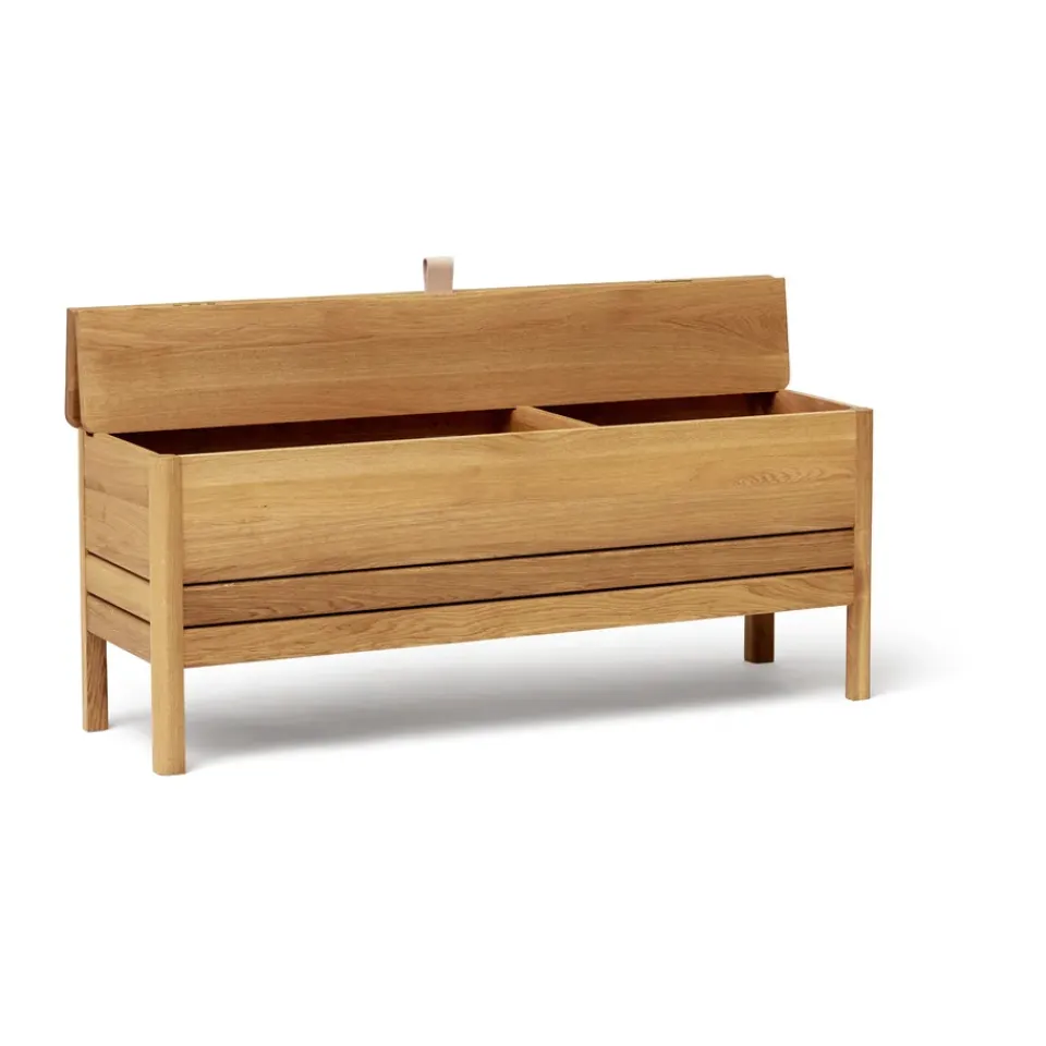 Banco con almacenamiento A Line 111 cm, Roble*Form & Refine Discount