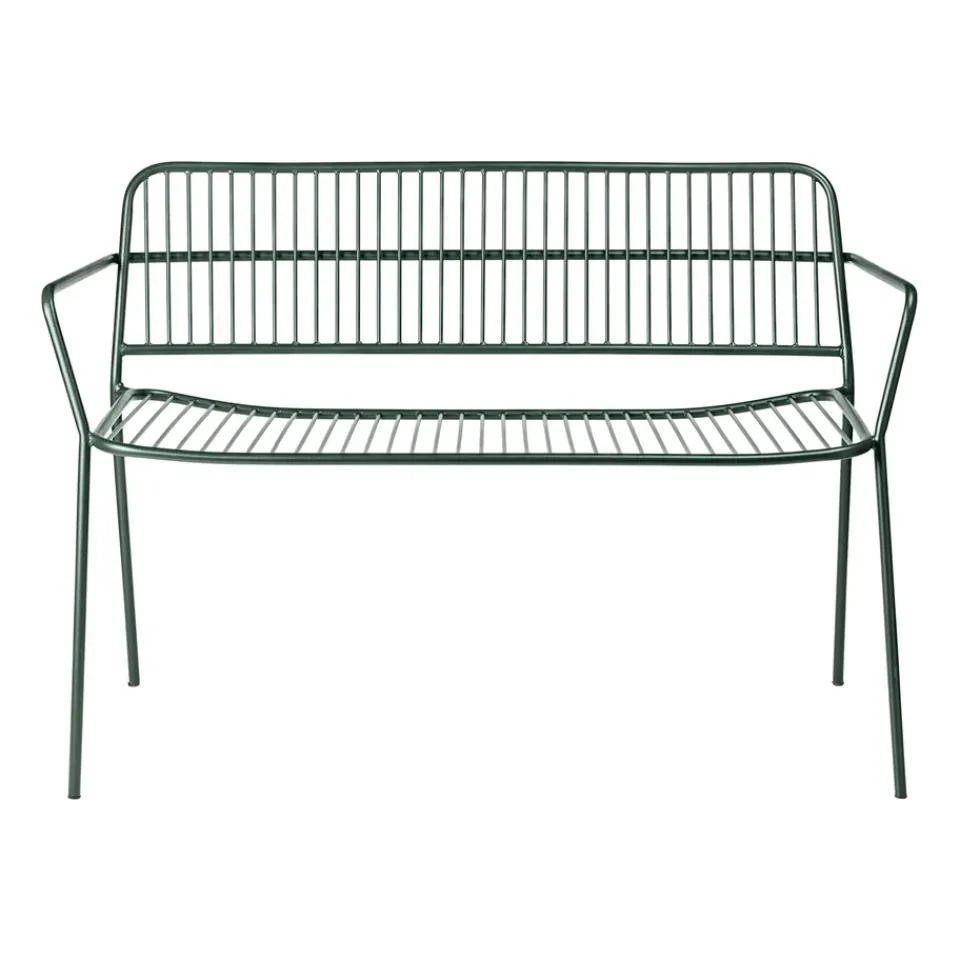 Banco con reposabrazos Eden, Forest green*Broste Copenhagen Online