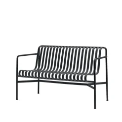 Banco con reposabrazos Palissade Dining, Anthracite*HAY