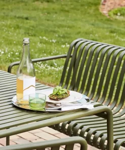 Banco con reposabrazos Palissade Dining, Olive*HAY Hot