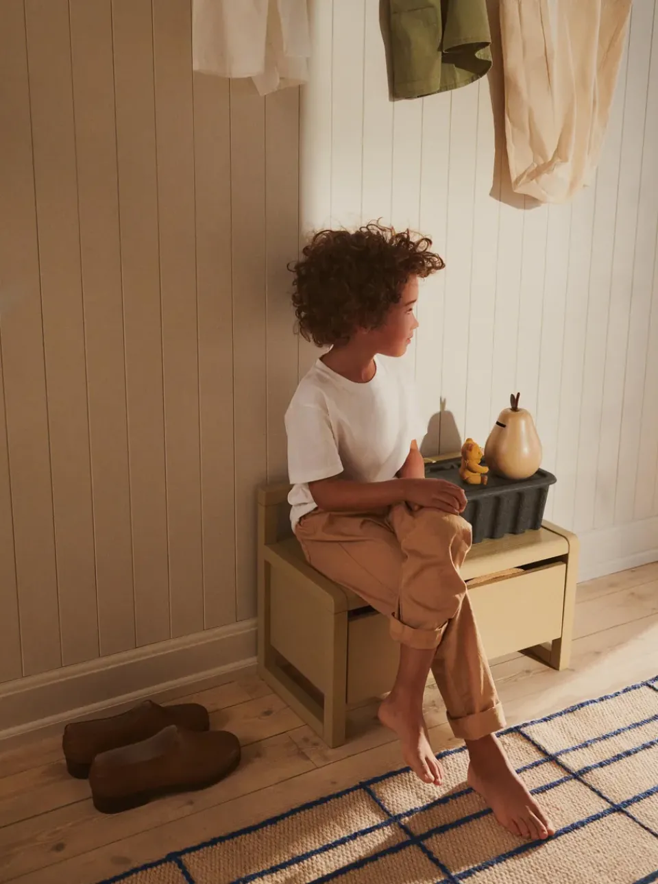 Banco de almacenamiento Little architect, Cashmere, 60×30×41,2 cm*Ferm Living Best