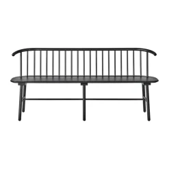 Banco de comedor VIOR, Roble lacado en negro*NJRD