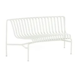 Banco de parque con respaldo curvado hacia adentro Palissade Dining, Cream white*HAY Best