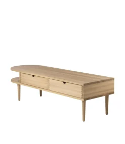 Banco F24 Radius, Oak nature lacquered 45x145 cm*FDB Møbler Best