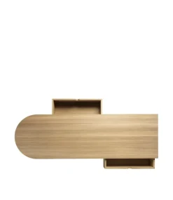Banco F24 Radius, Oak nature lacquered 45x145 cm*FDB Møbler Best