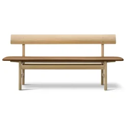 Banco Mogensen 3171, Cuero omni 307-roble enjuagado*Fredericia Furniture Discount