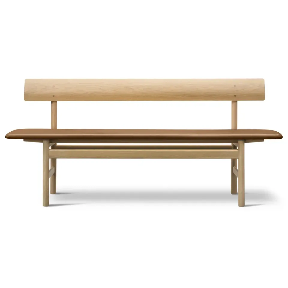 Banco Mogensen 3171, Cuero omni 307-roble enjuagado*Fredericia Furniture Discount