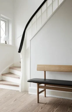 Banco Mogensen 3171, Cuero omni 307-roble enjuagado*Fredericia Furniture Discount