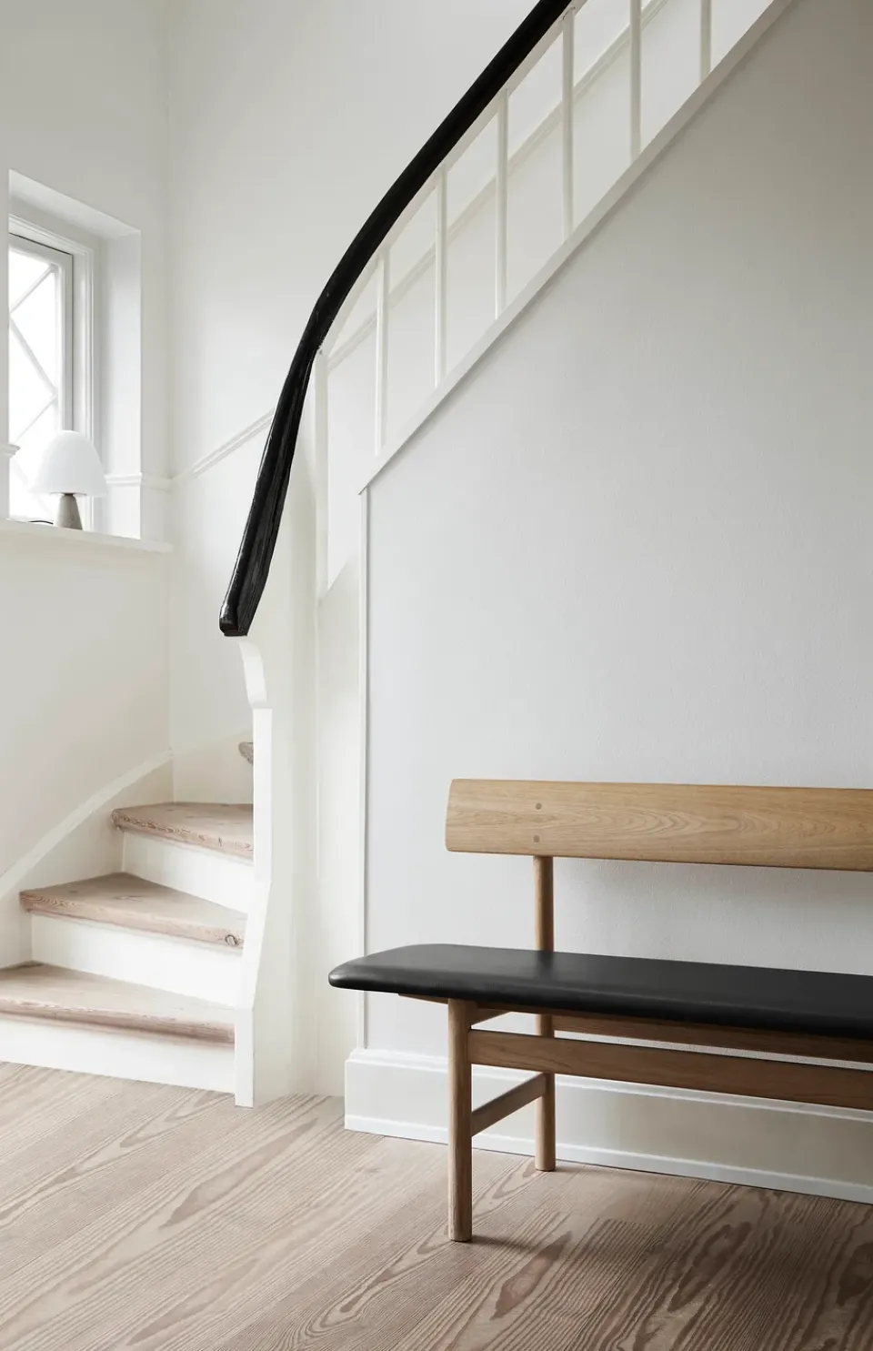 Banco Mogensen 3171, Cuero omni 307-roble enjuagado*Fredericia Furniture Discount