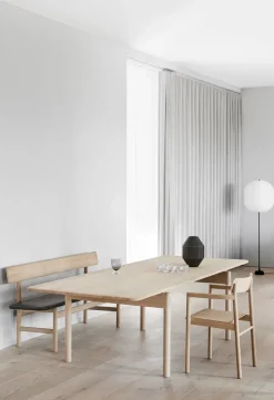 Banco Mogensen 3171, Cuero omni 307-roble enjuagado*Fredericia Furniture Discount