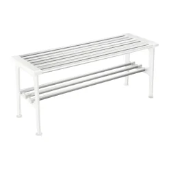 Banco Nostalgi 100 cm, Aluminio-blanco*Essem Design New