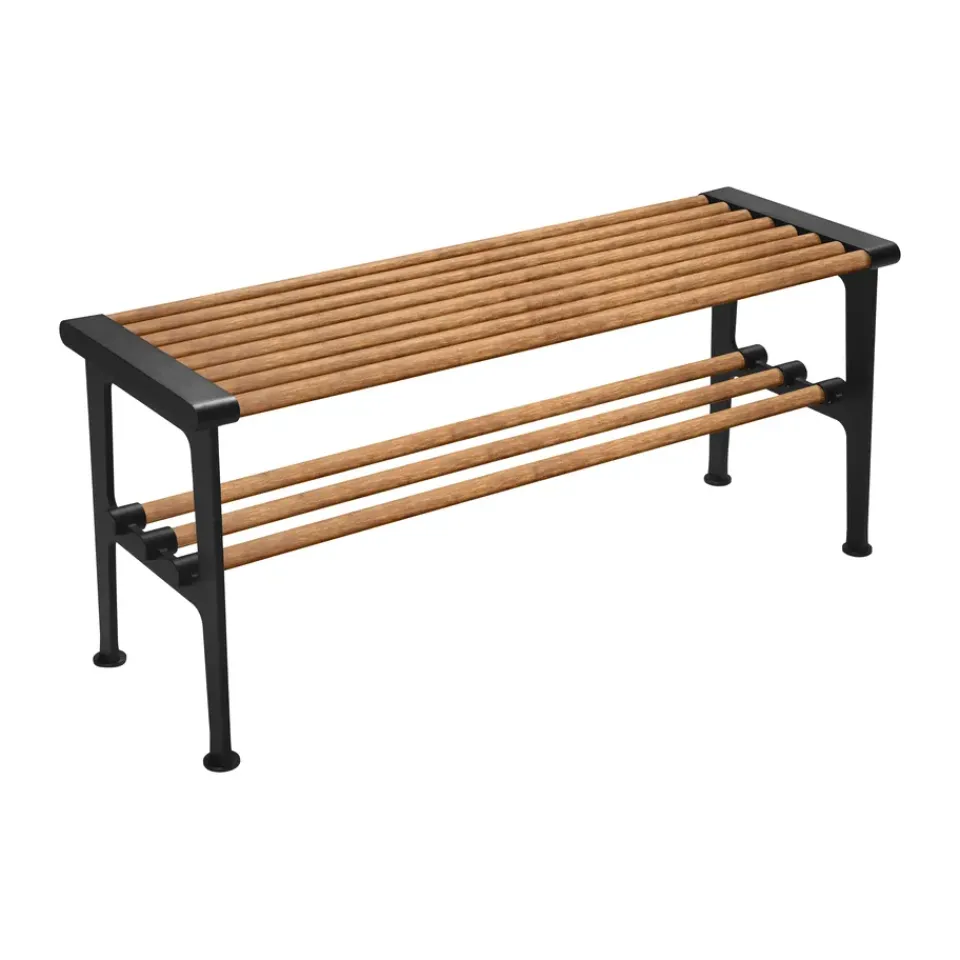 Banco Nostalgi 100 cm, Bambú-negro*Essem Design Outlet