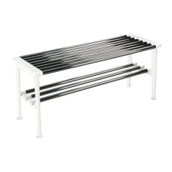 Banco Nostalgi 100 cm, Cromo-blanco*Essem Design Outlet