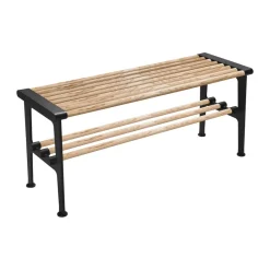 Banco Nostalgi 100 cm, Fresno-negro*Essem Design Outlet