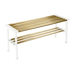 Banco Nostalgi 100 cm, Latón-blanco*Essem Design Discount