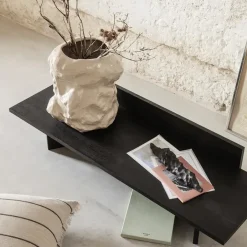 Banco Oblique, Oak black oiled*Ferm Living Online