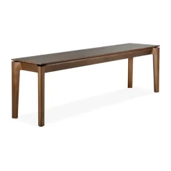 Banco para libros, Teca tintada oscura 166 cm*Ethnicraft Outlet