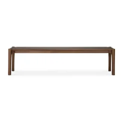 Banco PI 186x35 cm, Lackad teak brown*Ethnicraft Best