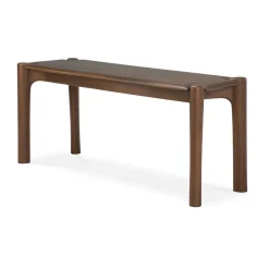 Banco PI 126x35 cm, Lackad teak brown*Ethnicraft New