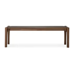 Banco PI 146x35 cm, Lackad teak brown*Ethnicraft Clearance