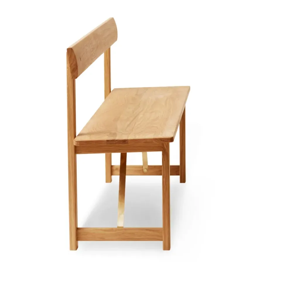 Banco Position 155 cm, Roble-acero*Form & Refine Online