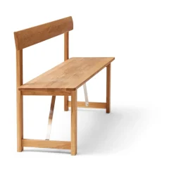 Banco Position 155 cm, Roble-acero*Form & Refine Online