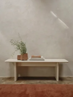 Banco Rink 140 cm, Eggshell*Ferm Living Outlet