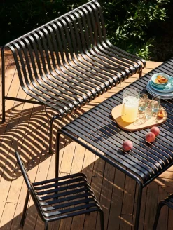 Banco sin reposabrazos Palissade Dining, Anthracite*HAY Discount