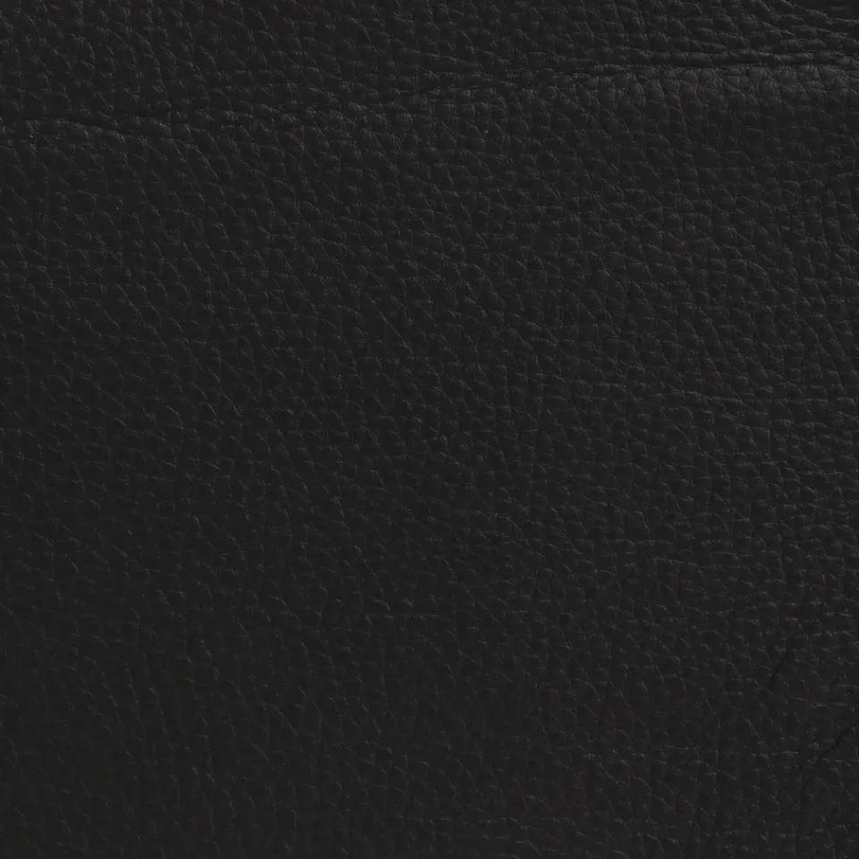 Banco Taburett, Cuero negro, base cromada, 45 cm*Lammhults Discount