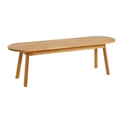 Banco Triangle Leg, roble lacado al agua, 150 cm*HAY Hot