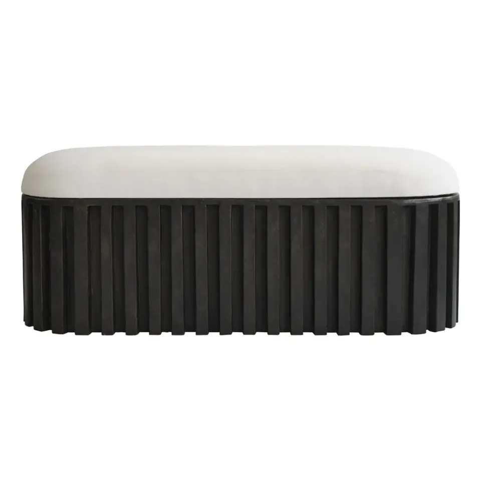 Banco Tribu lino, coffee-white chalk*101 Copenhagen Sale