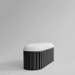 Banco Tribu lino, coffee-white chalk*101 Copenhagen Sale