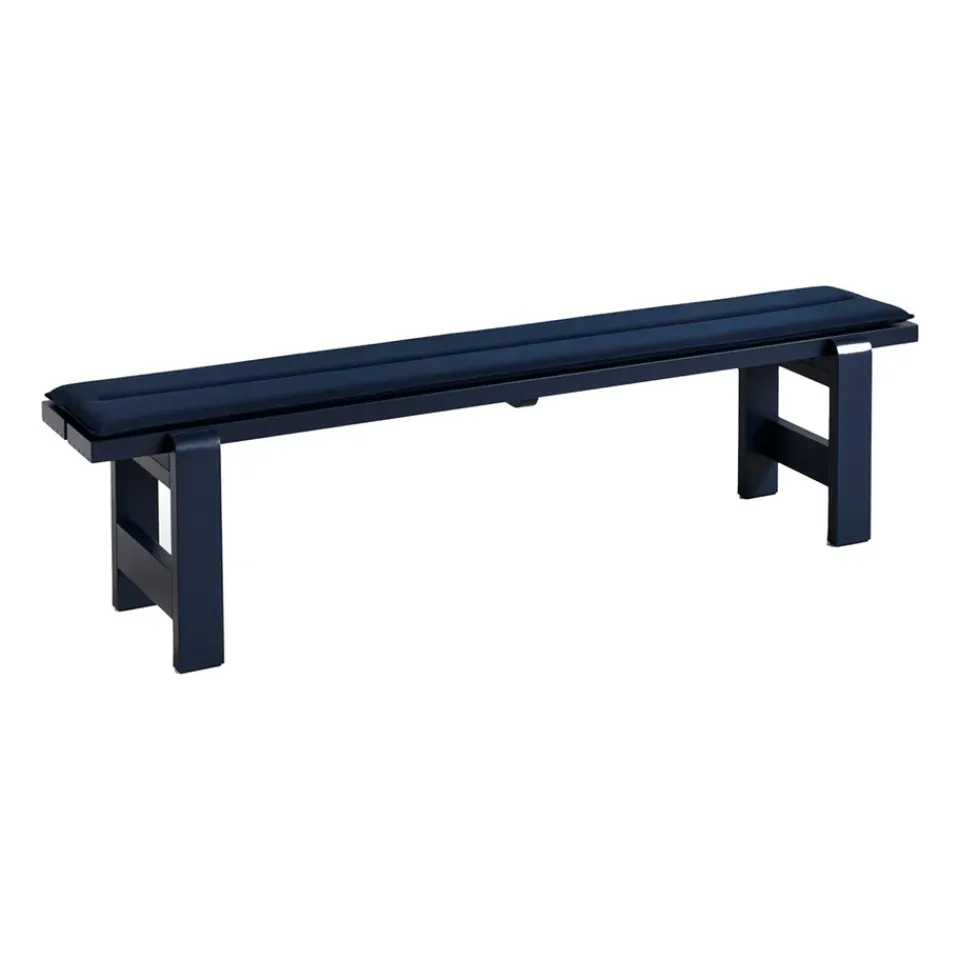 Banco Weekday 190x32 cm en pino lacado, acero*HAY Clearance