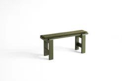 Banco Weekday 111x23 cm en pino lacado, Oliva*HAY New