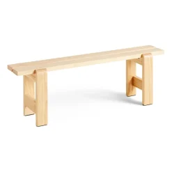Banco Weekday 140x23 cm en pino lacado, Natural*HAY Clearance