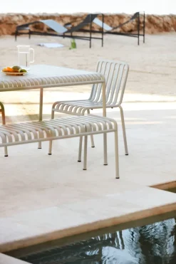 Banco 120x42 cm Palissade, Sky grey*HAY Hot