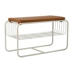 Banco/estante zapatero Nod 80x36x42 cm,*Scandi Living Discount