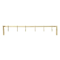 Barra de cocina con 6 ganchos, latón*Ferm Living Clearance