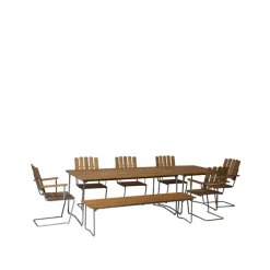 Butaca A2, Roble aceitado - estructura galvanizada en caliente*Grythyttan Stålmöbler New