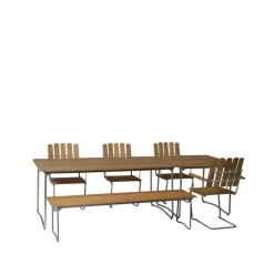 Butaca A2, Roble aceitado - estructura galvanizada en caliente*Grythyttan Stålmöbler New