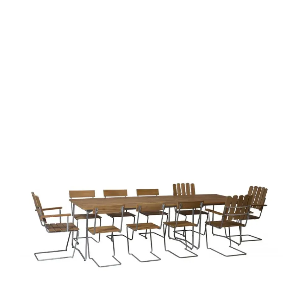 Butaca A2, Roble aceitado - estructura galvanizada en caliente*Grythyttan Stålmöbler New
