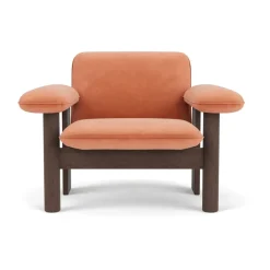 Butaca Brasilia low back, Dark oak-Avalon 012*Audo Copenhagen Discount